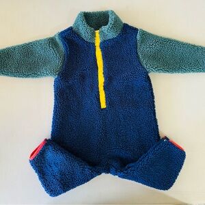Hanna Andersson Sherpa fleece One-Piece Romper